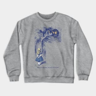 Alice and the Cheshire Cat Crewneck Sweatshirt